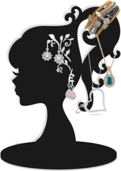 Ahşap Takı Organizer, Askı Standı, 18X24CM, Şık ve Fonksiyonel Tasarım fiyatları