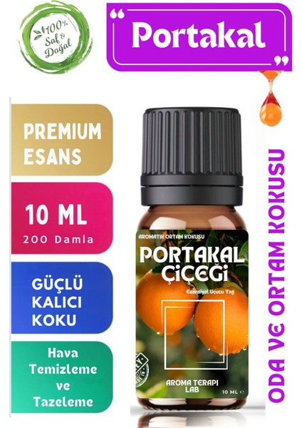 Elite Portakal - Esansiyel Uçucu Yağ - Oda ve Ortam Kokusu - Aromatik Uçucu Yağ 10ML 1 Adet