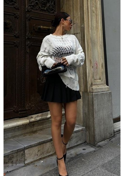 Mihaela Oversize Ajurlu KAZAK1216-02