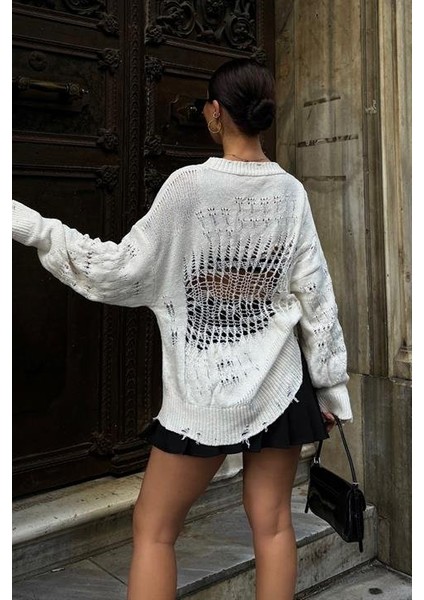 Mihaela Oversize Ajurlu KAZAK1216-02 indirimleri