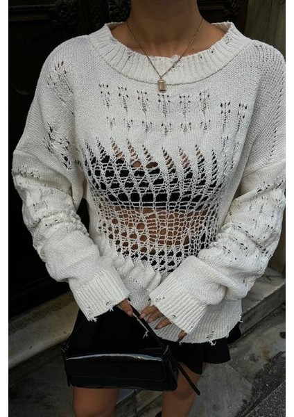 Mihaela Oversize Ajurlu KAZAK1216-02