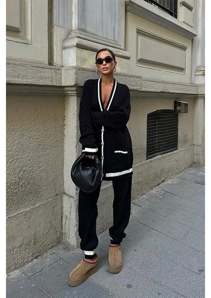 Lunadel Triko Hırka Pantolon Takım 9974 modelleri