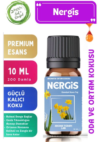 Elite Nergis - Esansiyel Uçucu Yağ - Oda ve Ortam Kokusu - Aromatik Uçucu Yağ 10ML 1 Adet