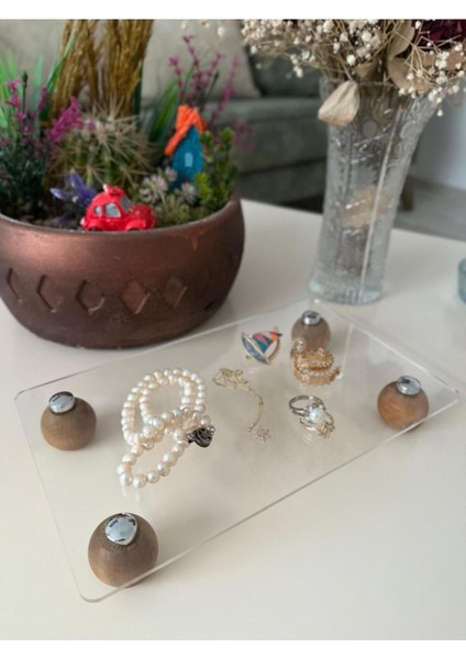 Şeffaf Takı ve Aromaterapi Düzenleyici, Turuncu Pleksi Organizer indirimleri