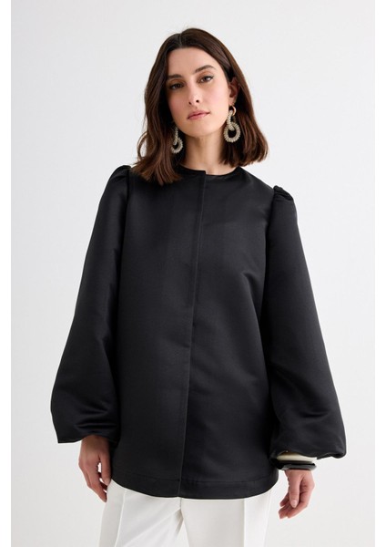 Vera Tafta Ceket Siyah