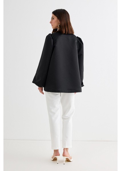 Vera Tafta Ceket Siyah indirimleri