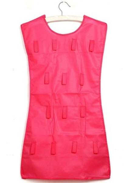 Pembe Elbise Şeklinde Takı Organizeri, Şık ve Fonksiyonel Depolama Çözümü indirimleri