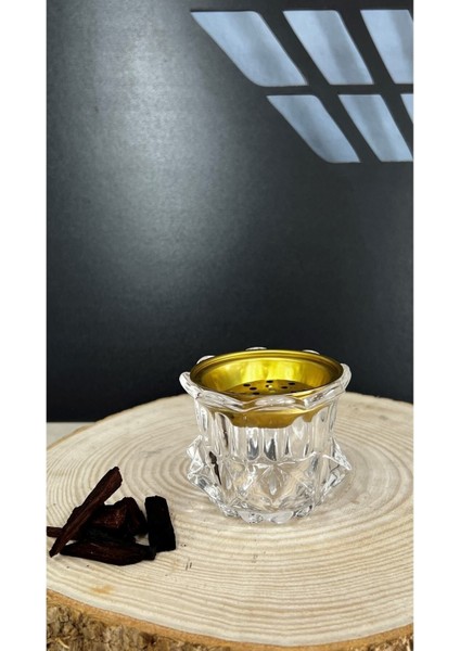 Elite Mini Kristal Buhurdanlık Beyaz AB-108 1 Adet