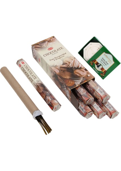 Elite Chocolate Çikolata Kokulu 6 Lı Tütsü ve Esterya Plus Sabun 1 Adet