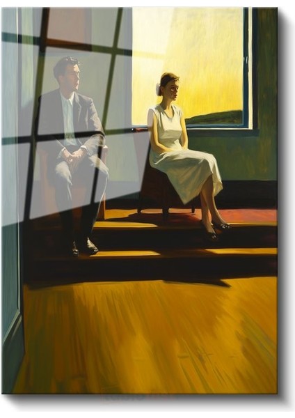 Edward Hopper - Excursion Into Philosophy Cam Tablo