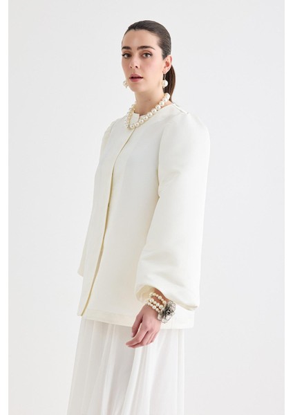 Vera Tafta Ceket Ekru modelleri