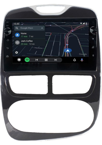 Clio 4 Android 10 Carplay Özellikli Navigasyon Multimedya Ekran 2gb RAM+16GB HDD NAV-7710