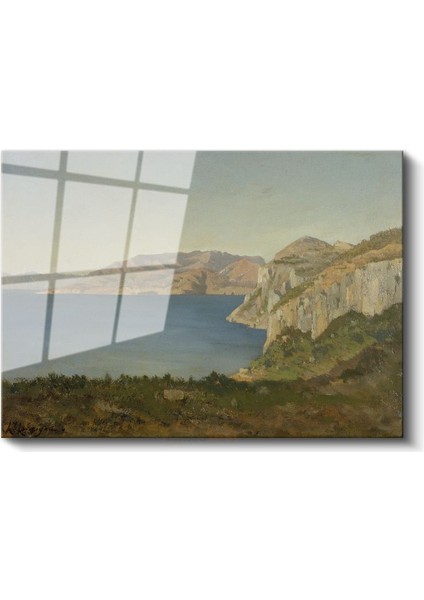 William Turner - Akdeniz Kıyıları Cam Tablo