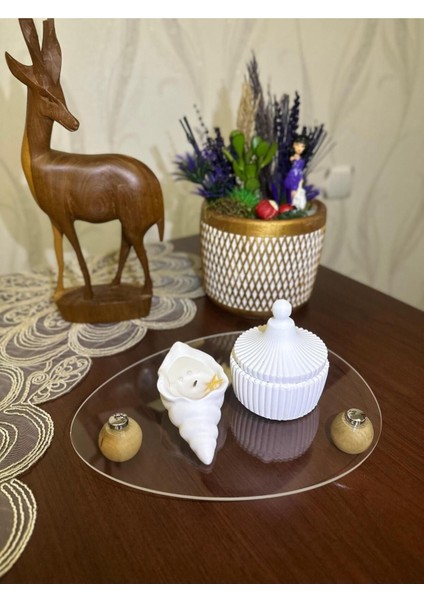 Şeffaf Takı ve Aromaterapi Düzenleyici, Beyaz, Şık ve Kullanışlı Organizer modelleri