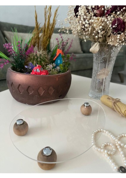 Şeffaf Takı ve Aromaterapi Düzenleyici, Beyaz, Şık ve Kullanışlı Organizer indirimleri