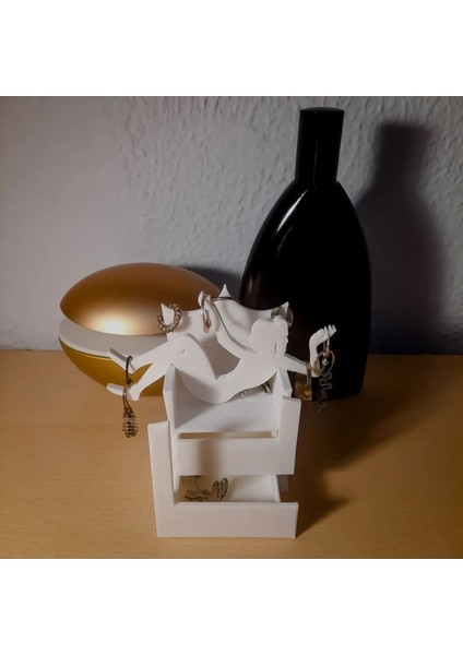 Beyaz Kadın Takı Düzeni, Yüzük ve Mücevher Saklama, Dekoratif Organizer