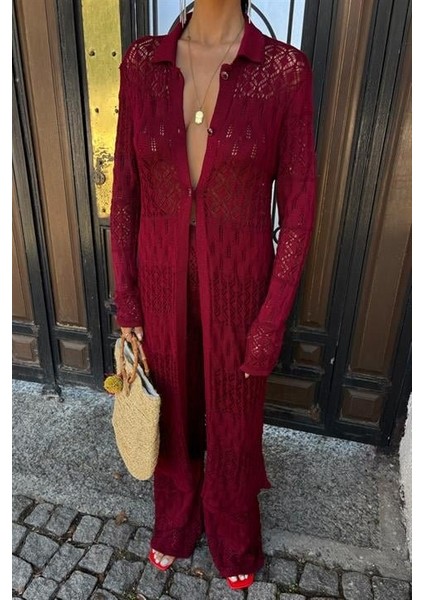 Bridget Ajurlu Uzun Hırka Takım 9881 modelleri