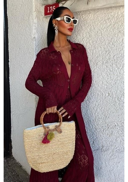 Bridget Ajurlu Uzun Hırka Takım 9881