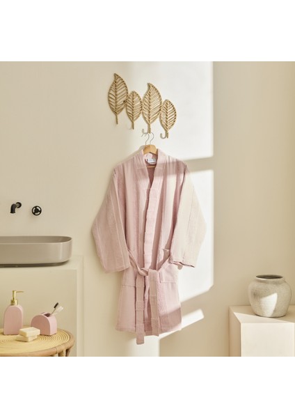 Zoe Muslin Bornoz Rose S-M