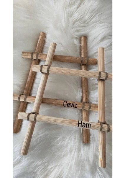 Ceviz Renkli Mini Merdiven, Mutfak ve Banyo Için Şık ve Fonksiyonel Havlu Askısı fırsatları