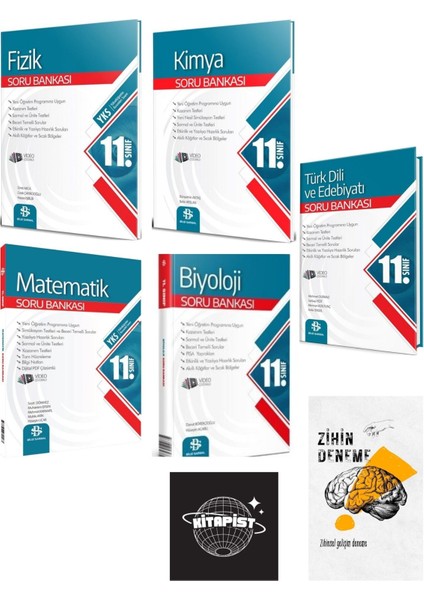 Bilgisarmal 11.sınıf M-F-K-B-Edebiyat Soru Bankası Güncel Baskı +Zihin DENEME-SHÜ-367