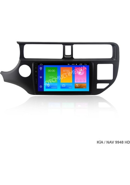 Otomultimedya Kia Rio Android 10 Multimedya Ekran Navigasyon Oem NAV-9948