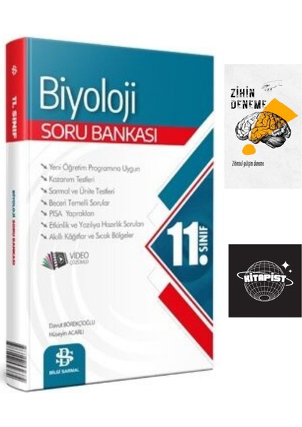 Bilgisarmal 11.sınıf Biyoloji Soru Bankası Güncel Baskı+Zihin DENEME-SHÜ-136