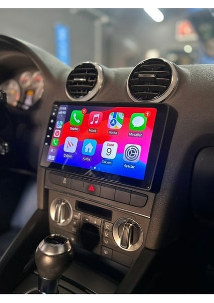 Audı A3/s3 2005-2012 9inç Multimedya Carplay Ekran Seti 4 GB Ram 64 Hafızalı