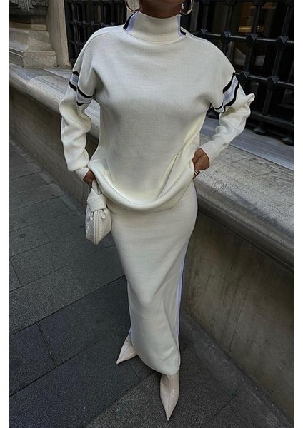 Etekli Spor Çizgili Takım 9991