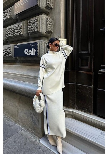 Etekli Spor Çizgili Takım 9991 fırsatları