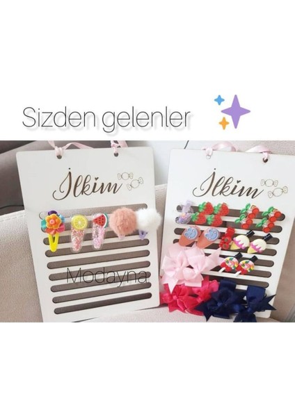 Isme Özel Şık Toka ve Organizer, Beyaz Renk, Zarif ve Kullanışlı Tasarım fırsatları