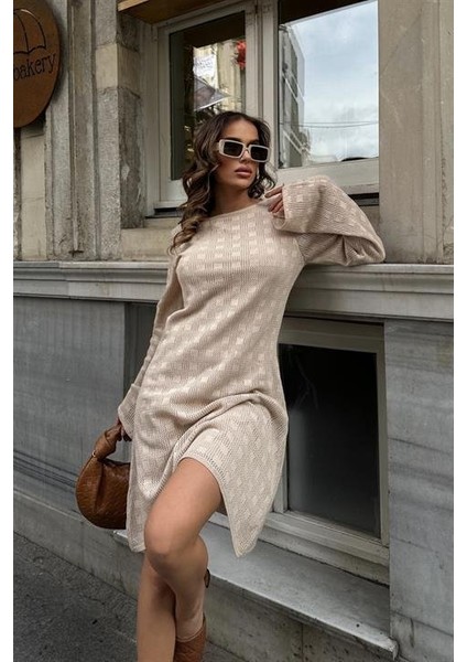 Chloe Ajurlu Sırt Dekolte Elbise 2760