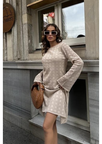 Chloe Ajurlu Sırt Dekolte Elbise 2760