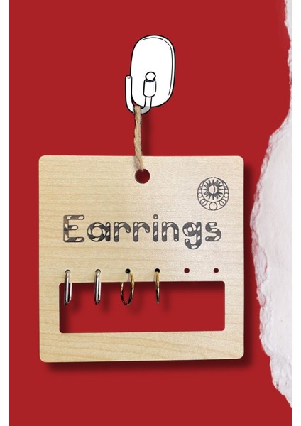 Ipli Küpe Askısı Seti, 10X10 Cm, 2'li Paket, Şık ve Düzenli Saklama Sağlar fiyatları