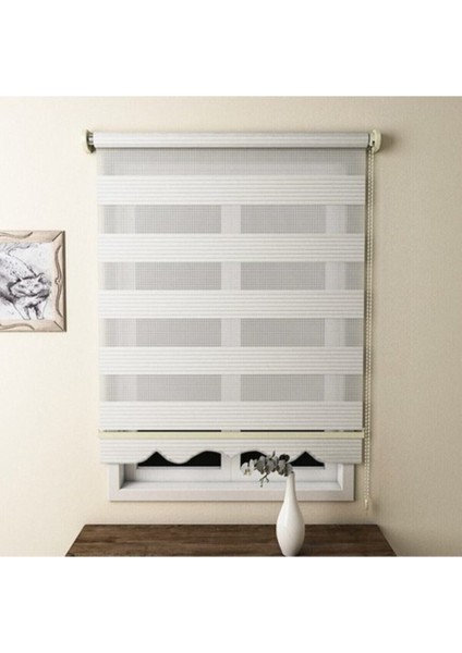 Ekru Pliseli Zebra Perde Hızlı Kargo !!!