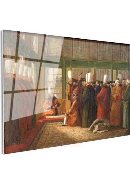 Osman Hamdi Bey - Huzur Meclisi Cam Tablo modelleri