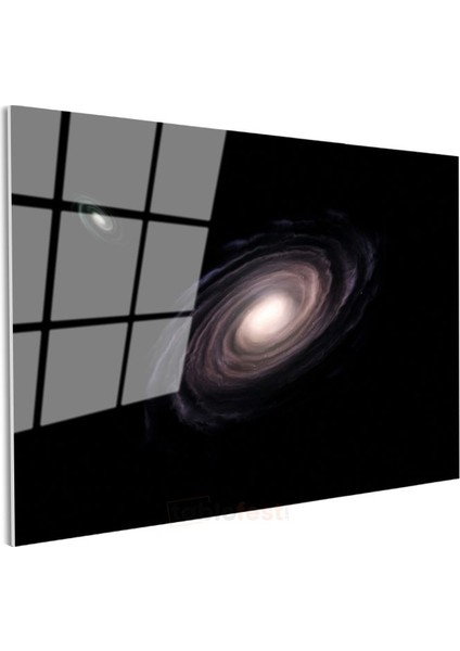 Spiral Galaksi - Uzayın Derinliklerinde Dönen Yıldız Kümesi Cam Tablo modelleri