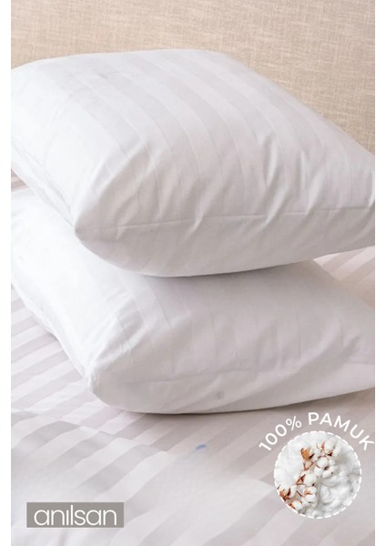 4'lü Çizgili Yastık Kılıfı %100 Pamuk– 50X70 Cm, 83TEL modelleri