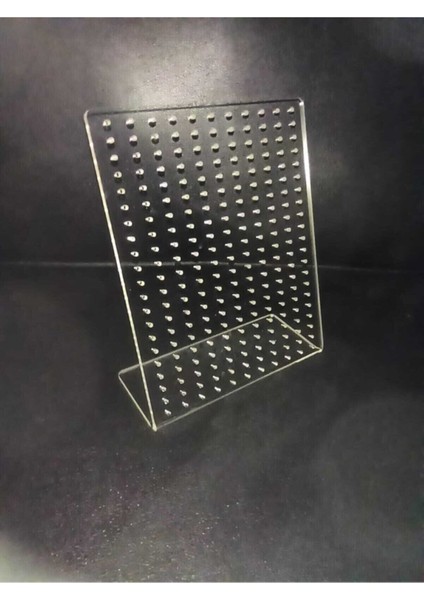 Şeffaf Pleksi Küpe Tutucu, Estetik ve Kullanışlı Takı Saklama Çözümü