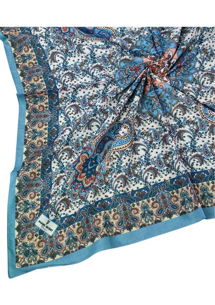 Prime Pamuk Etnik Desenli Eşarp 90X90 cm