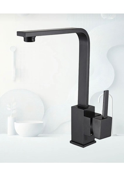 Siyah Robot Duş Seti , Lux Kare Eviye , Lavabo , Banyo Bataryası 4’lü Set modelleri