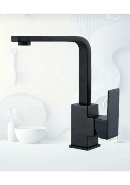 Siyah Robot Duş Seti , Lux Kare Eviye , Lavabo , Banyo Bataryası 4’lü Set fırsatları