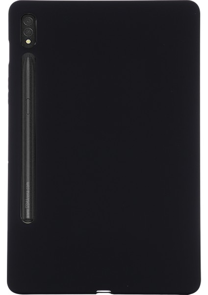Samsung Galaxy Tab S9 Ultra Sıvı Silikon Kılıf Mikrofiber Astar Tablet Kılıfı-Siyah (Yurt Dışından) fırsatları