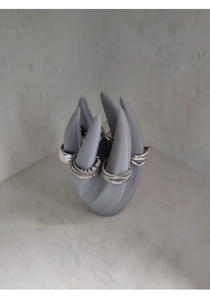 El ve Takı Düzenleyici, Gri Renk, Dekoratif Yüzük ve Takı Standı modelleri