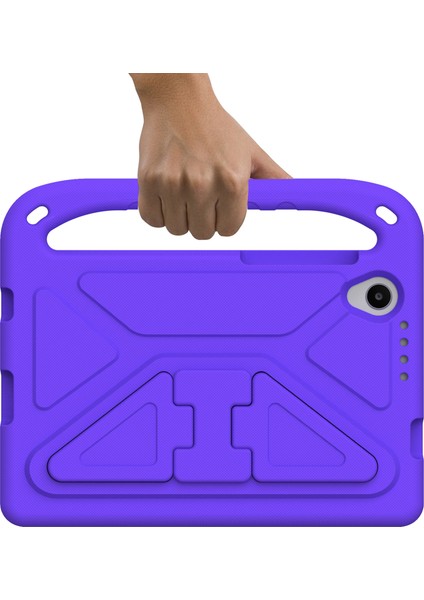 Lenovo Tab M8 (4. Nesil) 2024 TB-301XU/M8 (4. Nesil) 2023 TB-300FU El Tutacağı Eva Tablet Kılıfı Katlanabilir Destekli Tablet Kılıfı-Mor (Yurt Dışından) fırsatları