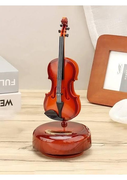 Hareketli Violin Müzik Kutusu