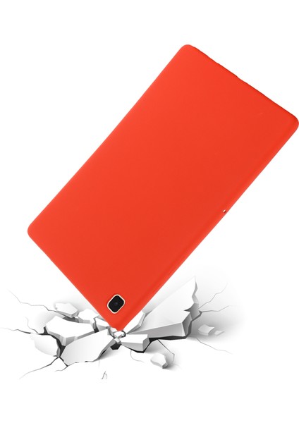 Samsung Galaxy Tab A7 10.4(2022)/(2020) Sıvı Silikon Düşmeye Dayanıklı Tablet Kılıfı Koruyucu Kapak-Kırmızı (Yurt Dışından) modelleri