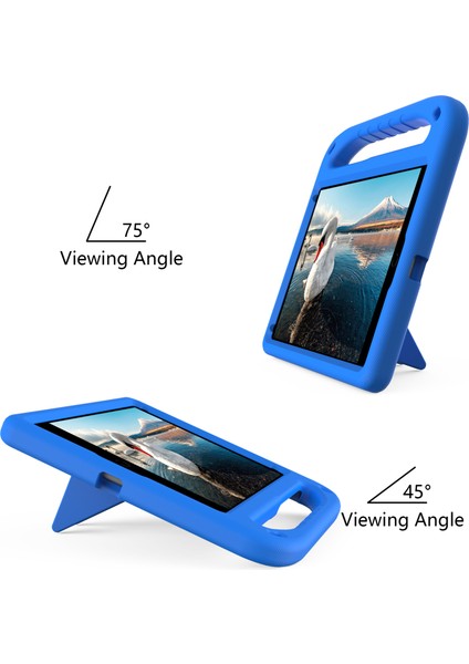 Kickstand Tasarım Sert Eva Tablet Koruyucu Kılıf Kılıfı iPad 10.2 (2020)/(2019)/(2021)-MAVI (Yurt Dışından) fırsatları