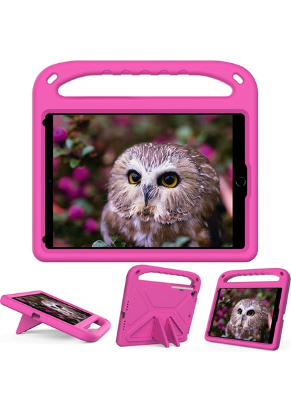 iPad Air 10.5 Inç (2019)/IPAD Pro 10.5 Inç (2017) Için Saplı Ayaklı Sert Eva Darbeye Dayanıklı Tablet Kılıfı Kapağı-Gül (Yurt Dışından) fiyatları