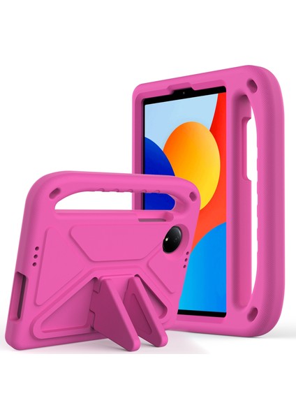 Xiaomi Redmi Pad Se 4g 8.7 Inç Kılıf El Tutma Yeri Destekli Tablet Eva Kapak-Gül (Yurt Dışından)